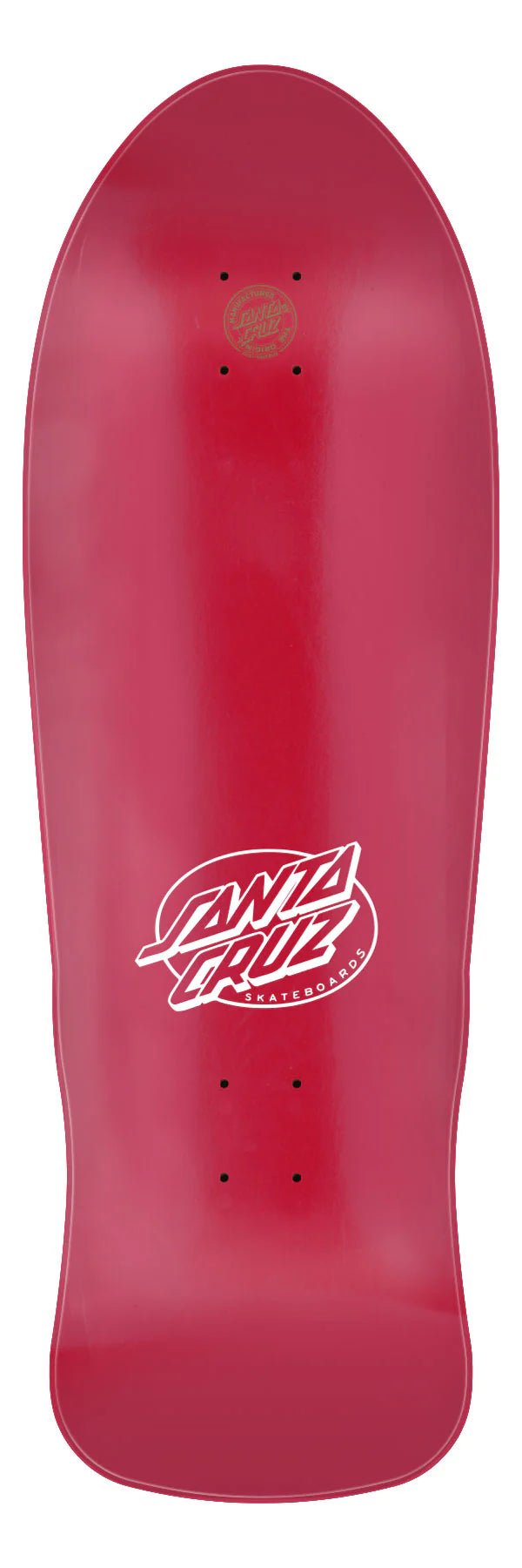Planche de skate Corey O'Brien Reaper Reissue 9,85 po x 30 po - Rouge métallisé