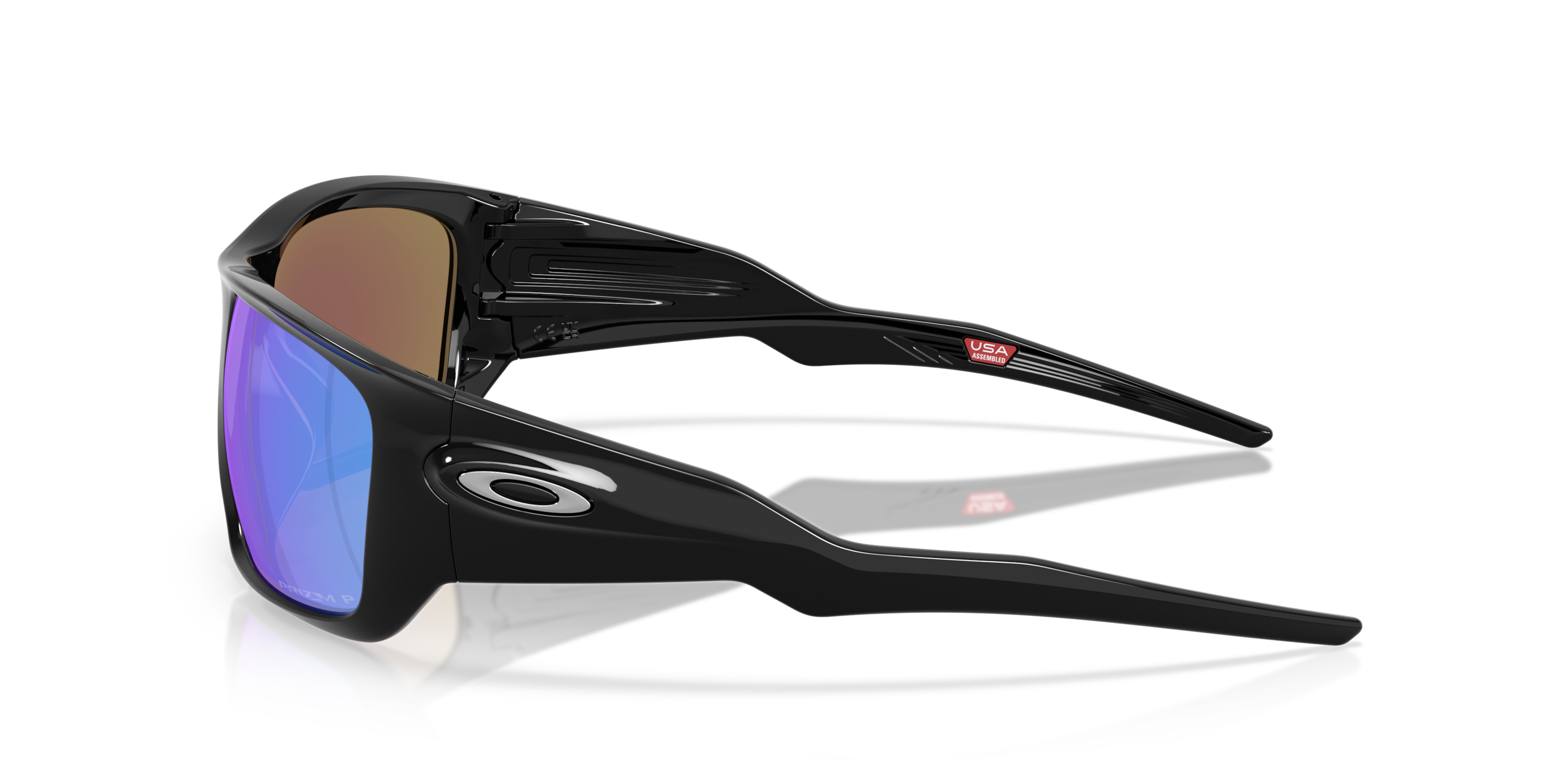 Lunettes de soleil polarisées Oakley Masseter Polished Black Prizm Sapphire