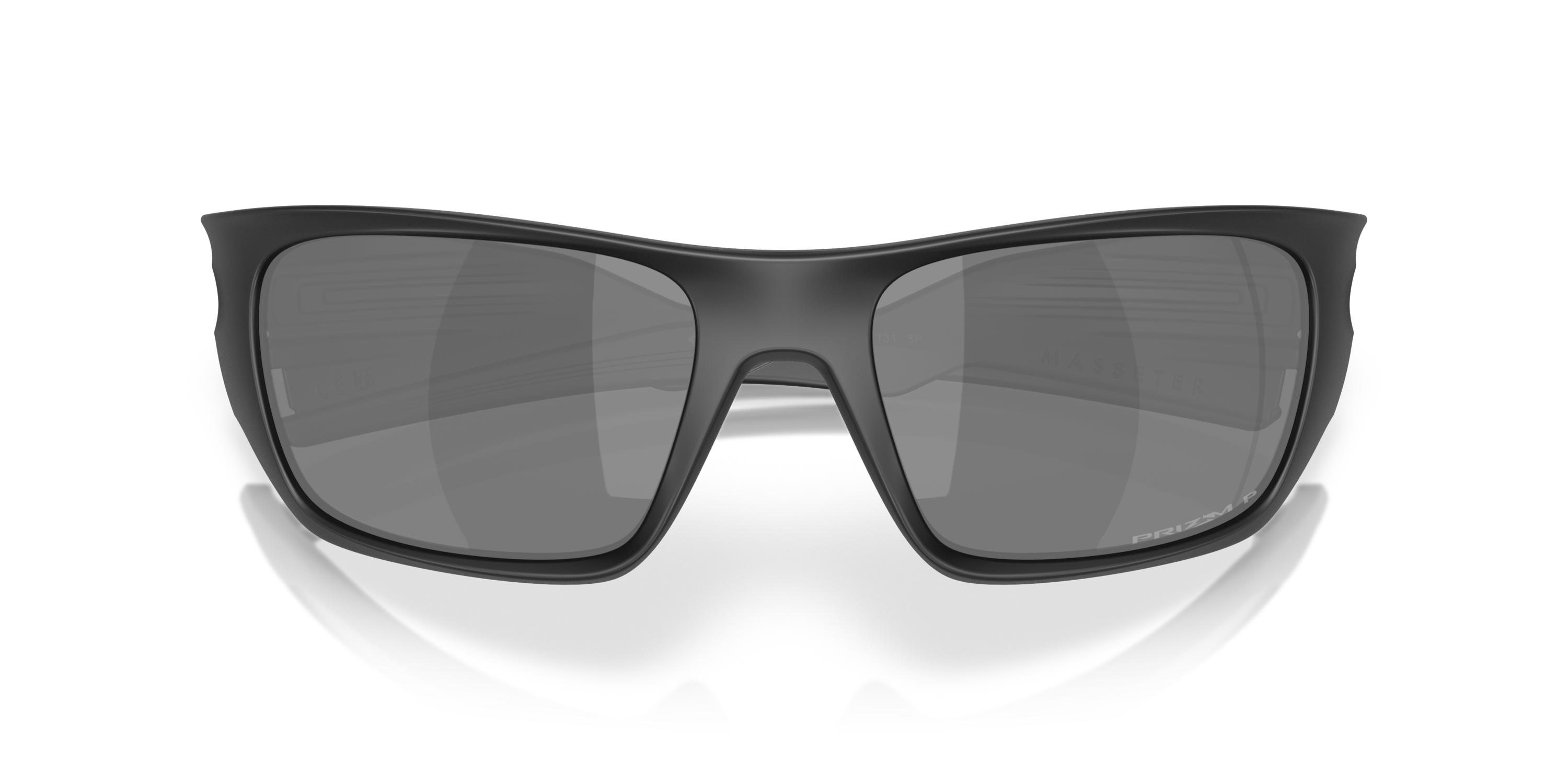 Oakley Masseter Glanzend Zwart Prizm Gepolariseerd - Mat Zwart