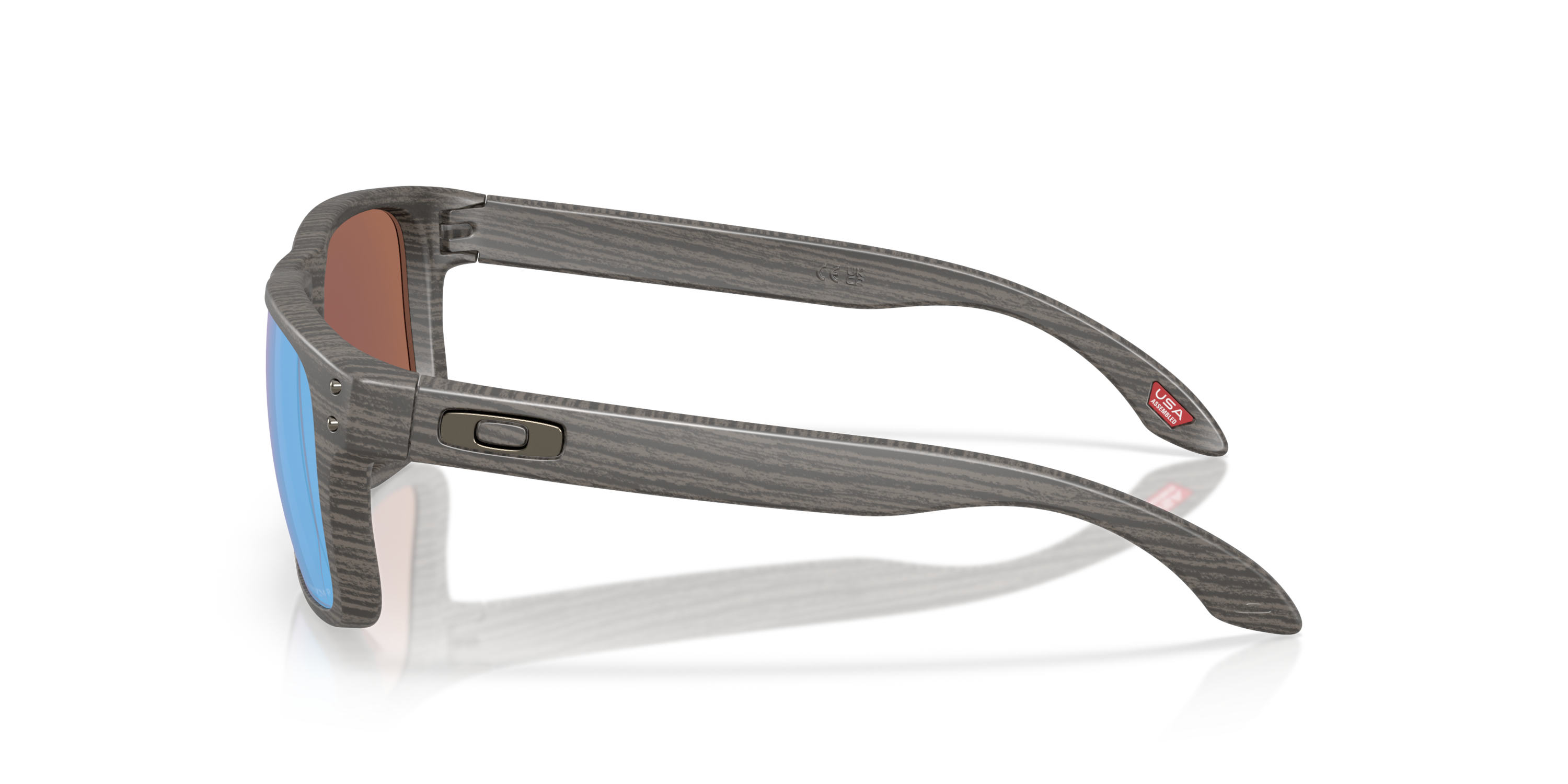 Oakley Holbrook™ S Prizm Deep Water Polarized Lenses,  Woodgrain Frame Sunglasses