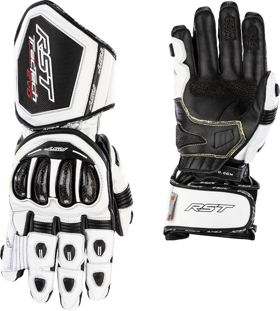 TracTech Evo 4 Gloves (CE) - White/White