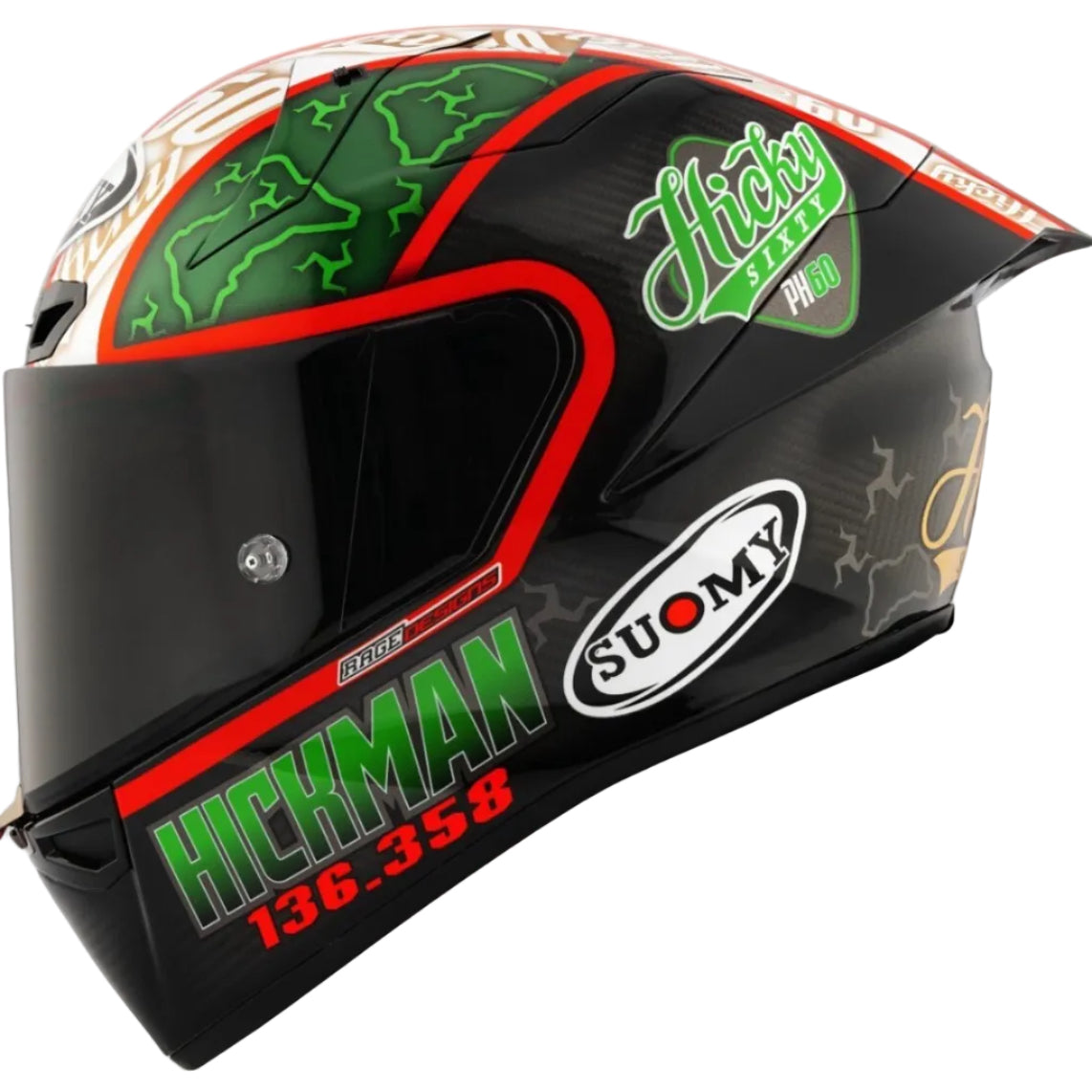 Suomy S1-XR GP Carbon Hickman Replica 2024 FIM