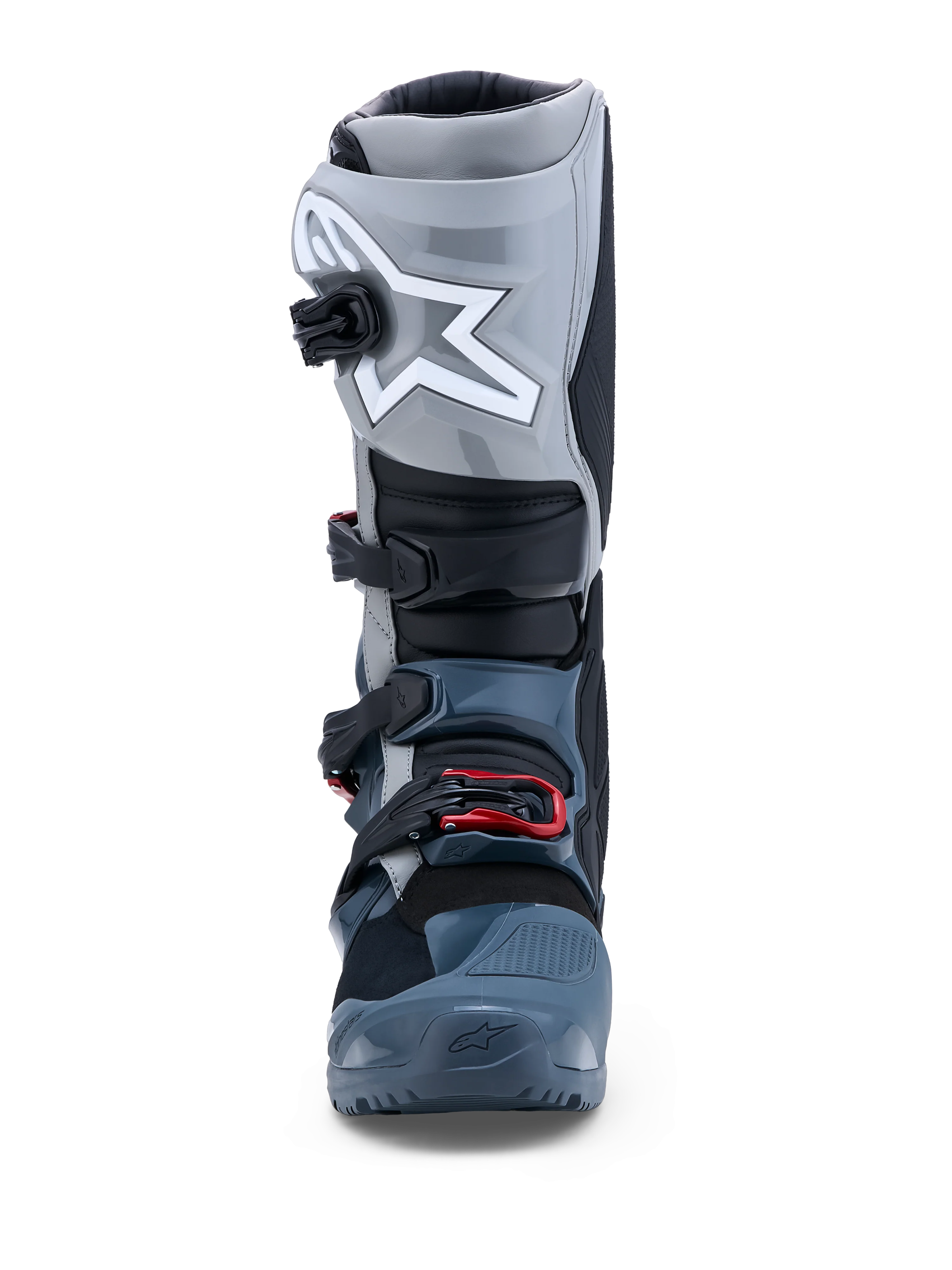 Alpinestars Tech 7 Enduro Drystar® Boots - Dark Gray/Mid Gray/Bright Red