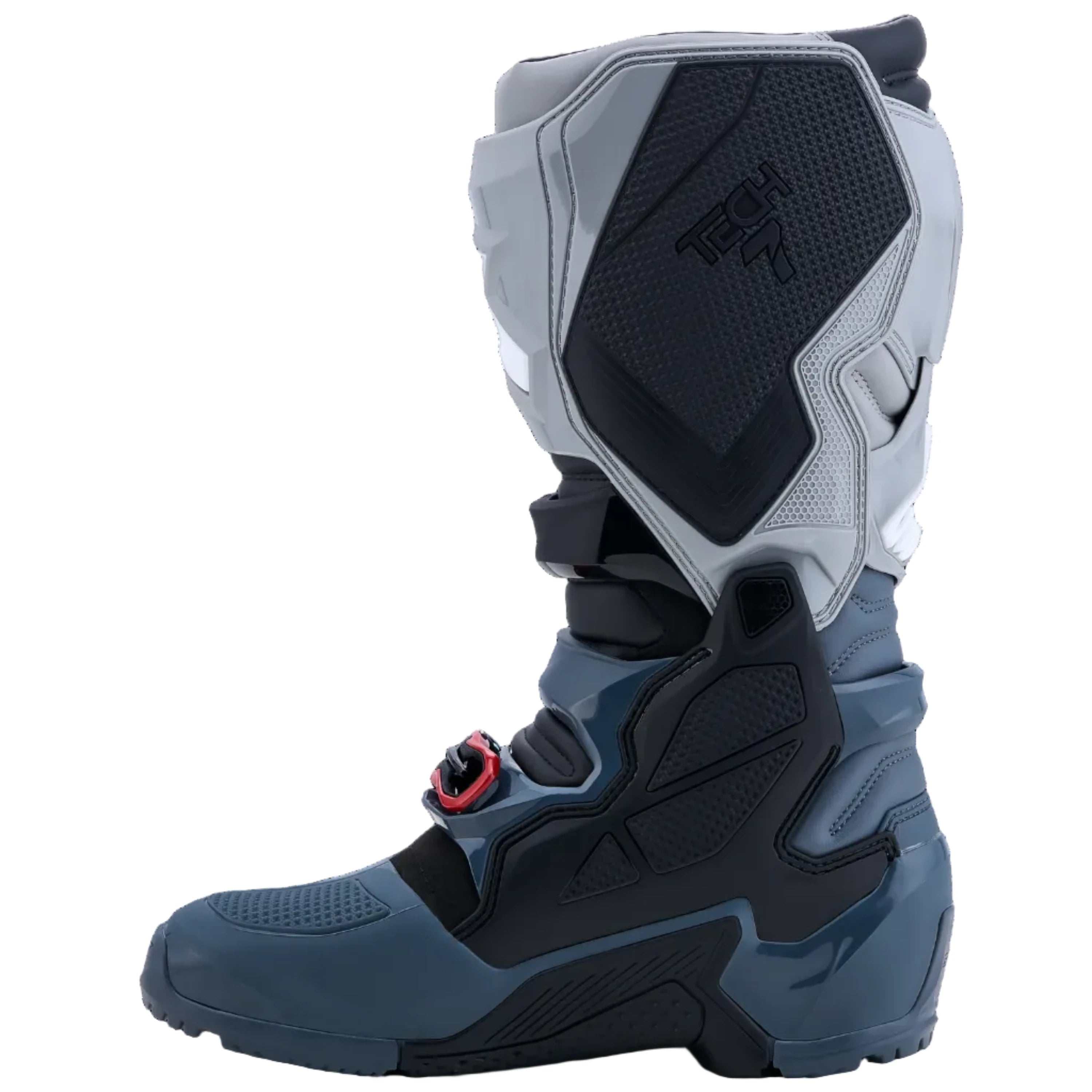 Alpinestars Tech 7 Enduro Drystar® Boots - Dark Gray/Mid Gray/Bright Red