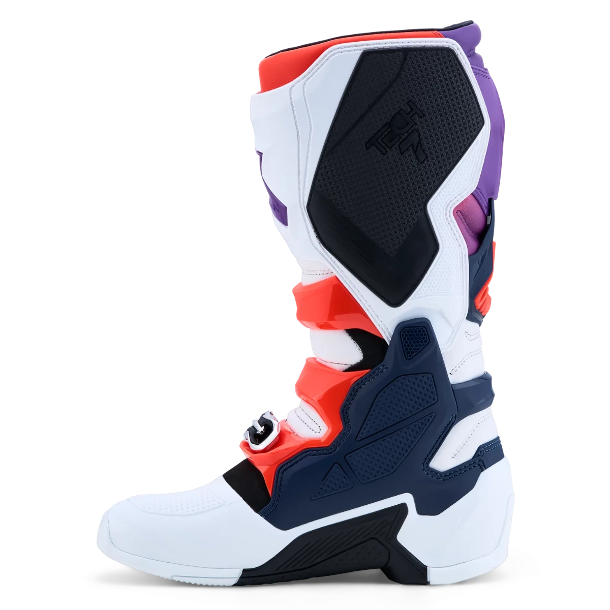 Alpinestars Tech 7 Motocross Boots - Purple White Dark Blue Red Fluo