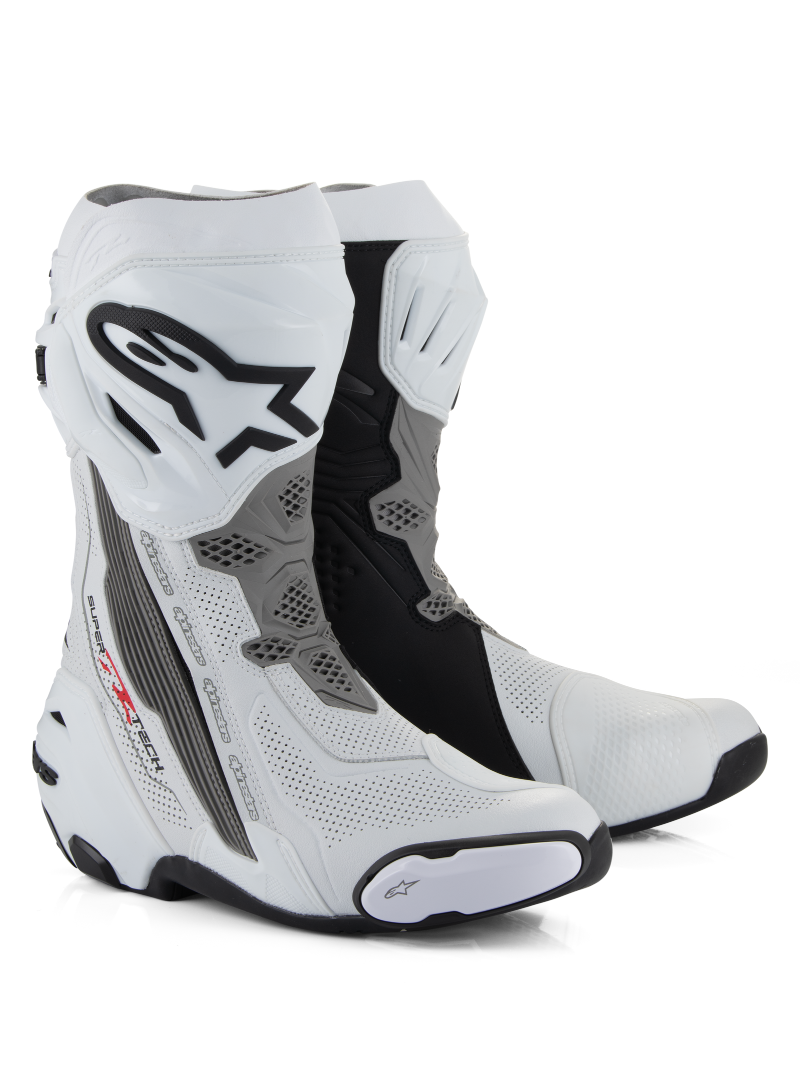 Supertech R Vented Boots - White/Mid Gray/Black