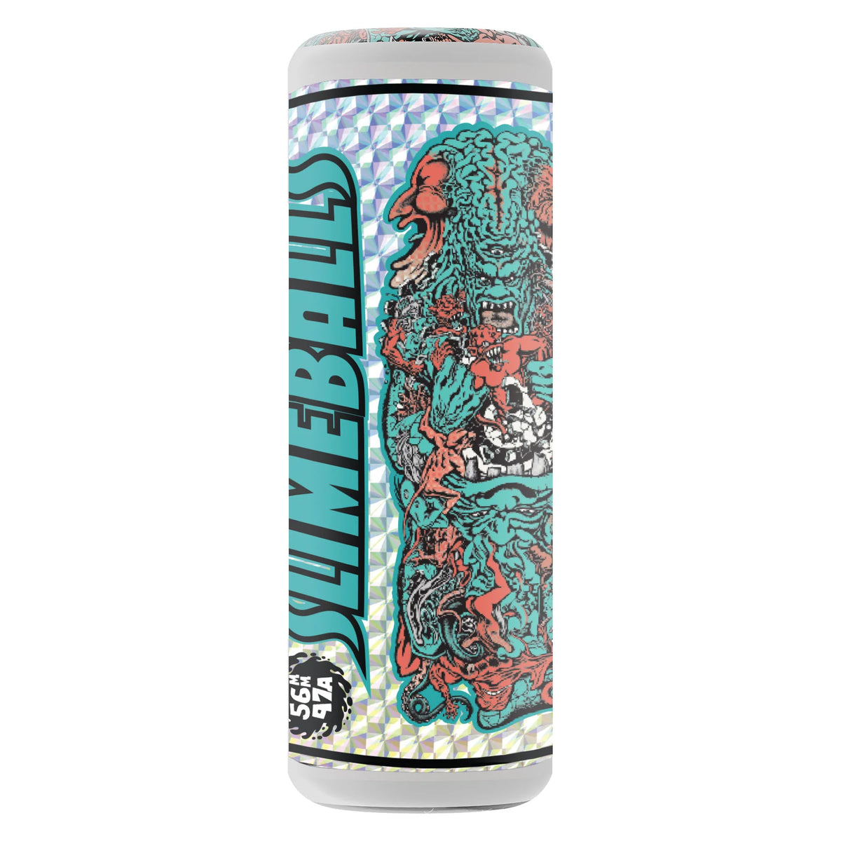 Slime Balls Rob Roskopp Five Reissue Full Combo 97a 56mm Wheels - White