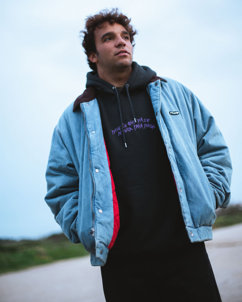 Sweat à capuche Volcom Nunca Passa - Antique Black