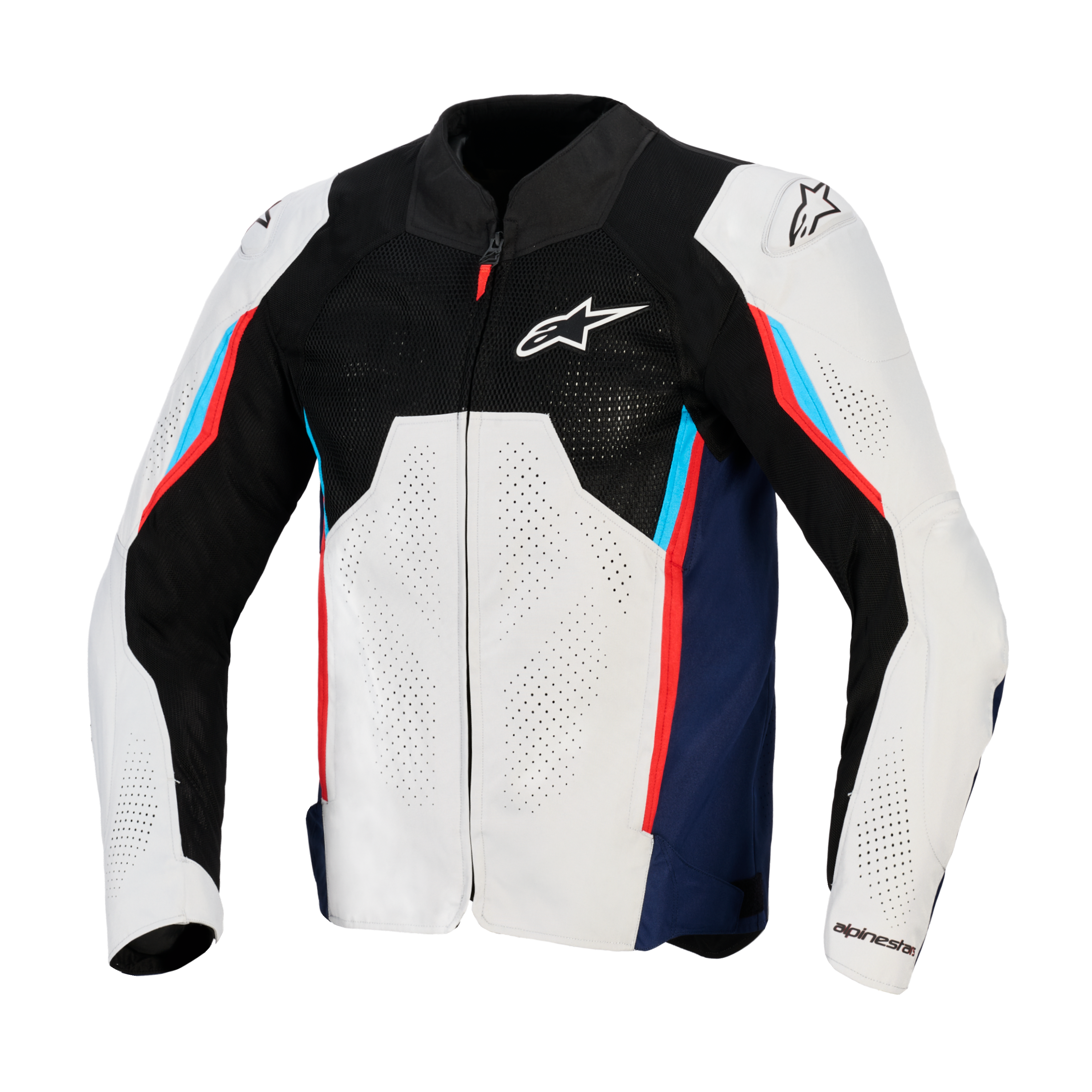 Alpinestars AST V3 Air jacket - Silver/Deep Blue/Bright Red
