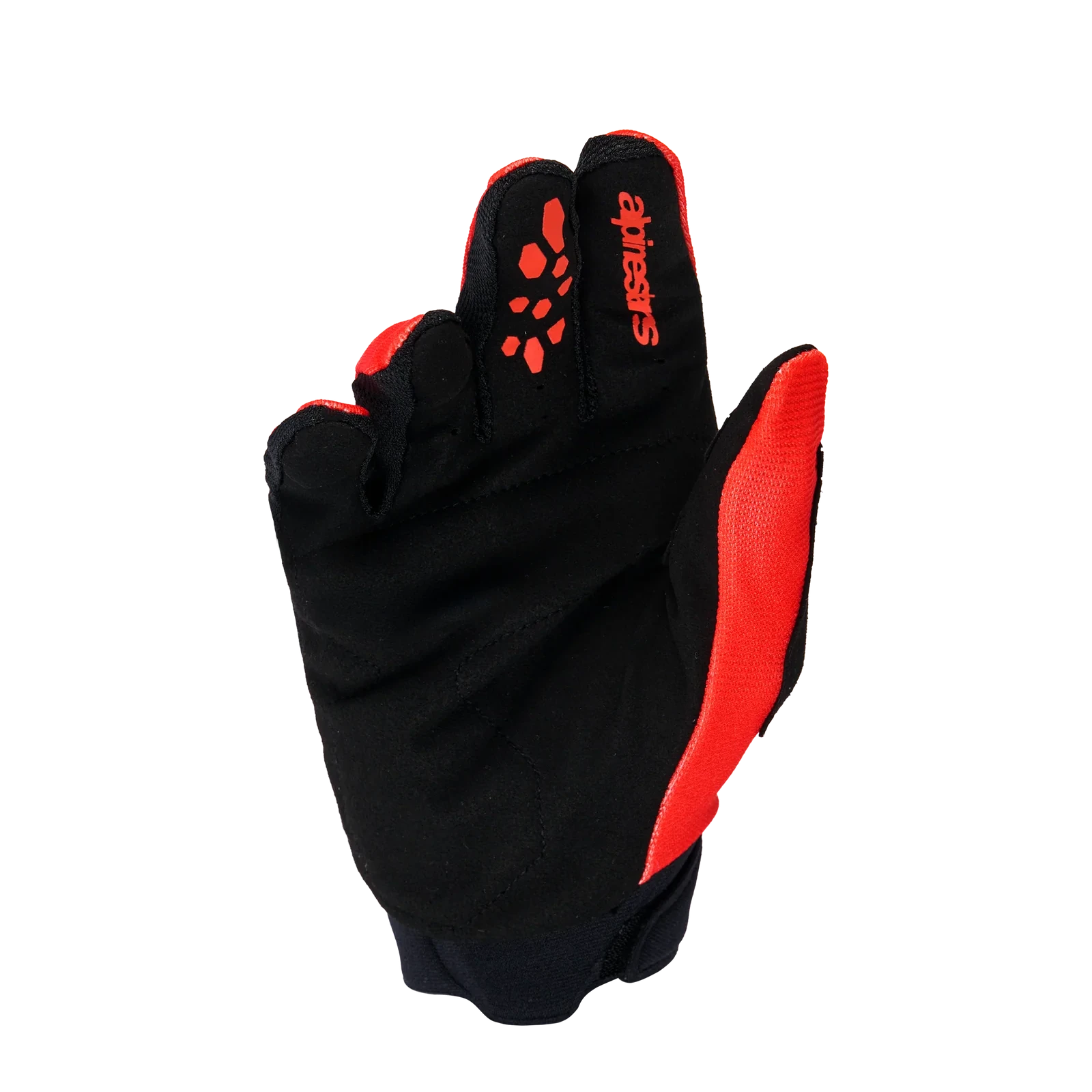 Youth & Kids Full Bore V2 Gloves - Bright Red Black