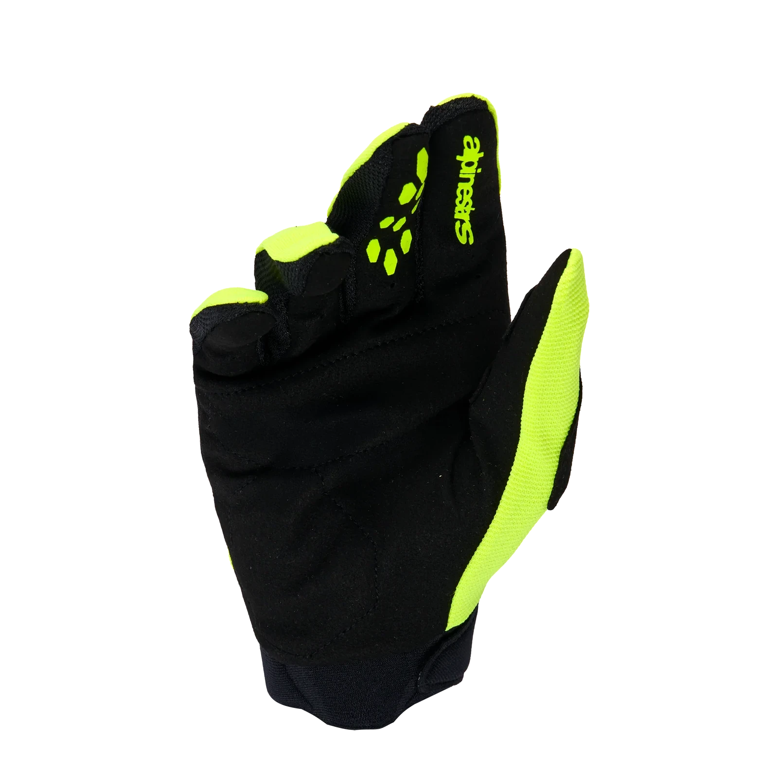 Youth & Kids Full Bore V2 Gloves - Yellow Fluo Black