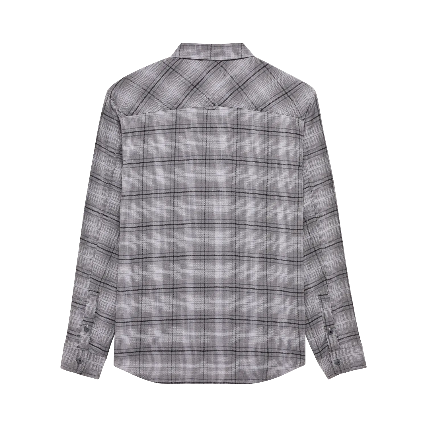 Fox Survivalist Stretch Flannel Shirt Lange Mouw - Lichtgrijs