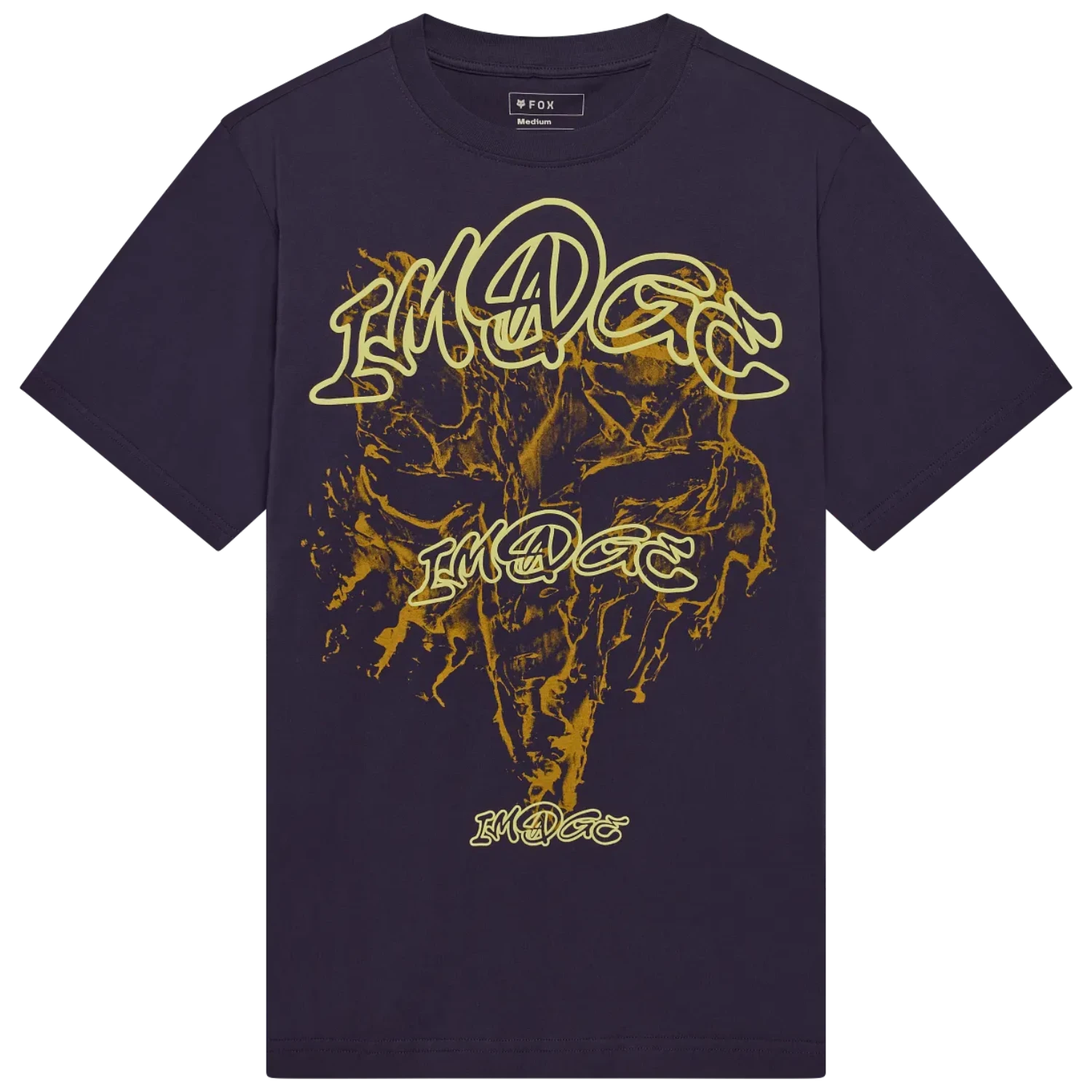 T-shirt met oversized pasvorm en vossenprint – Plumb Perfect