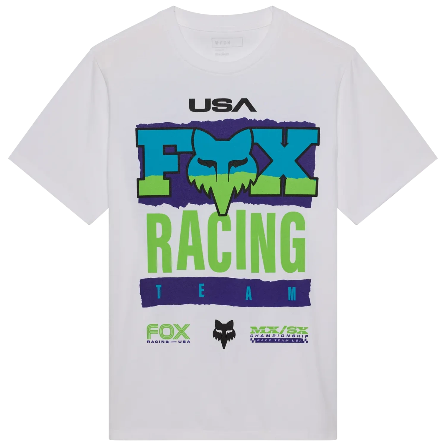 Fox Hardcore 195 origineel T-shirt - Wit