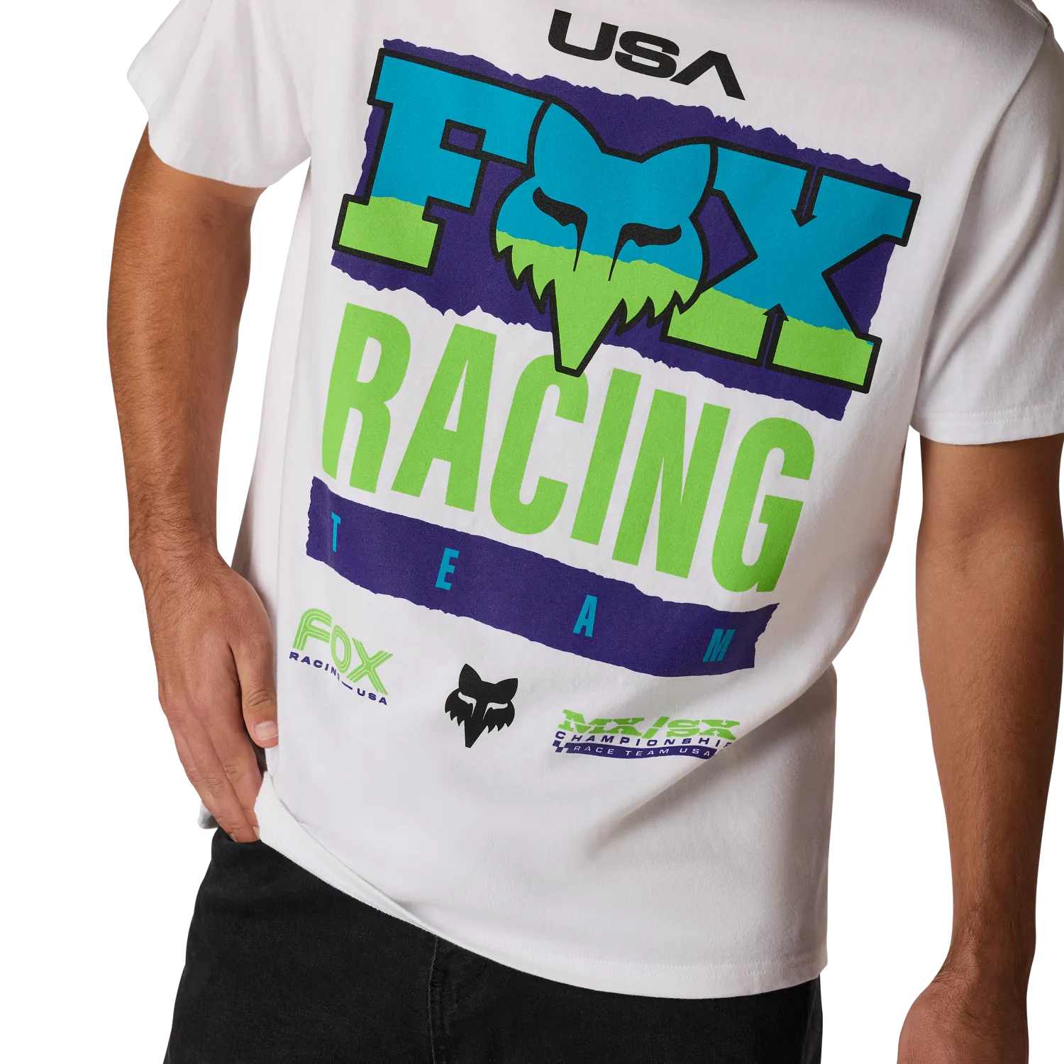 Fox Hardcore 195 origineel T-shirt - Wit