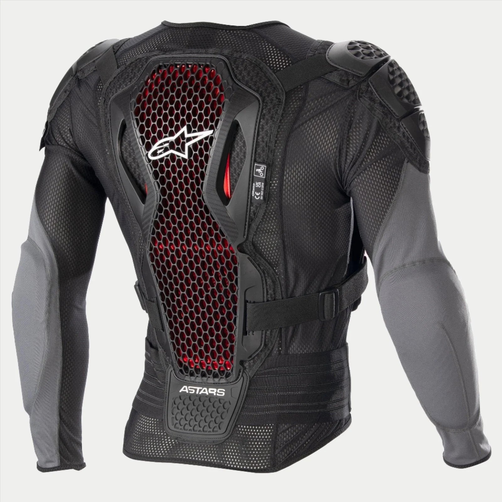 Alpinestars Bionic Plus V2 beschermingsjas - Zwart Antraciet Rood 