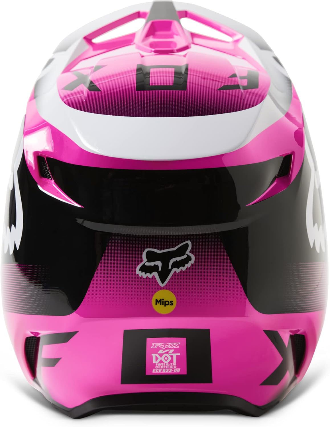 Fox V1 Leed Motocrosshelm - Roze