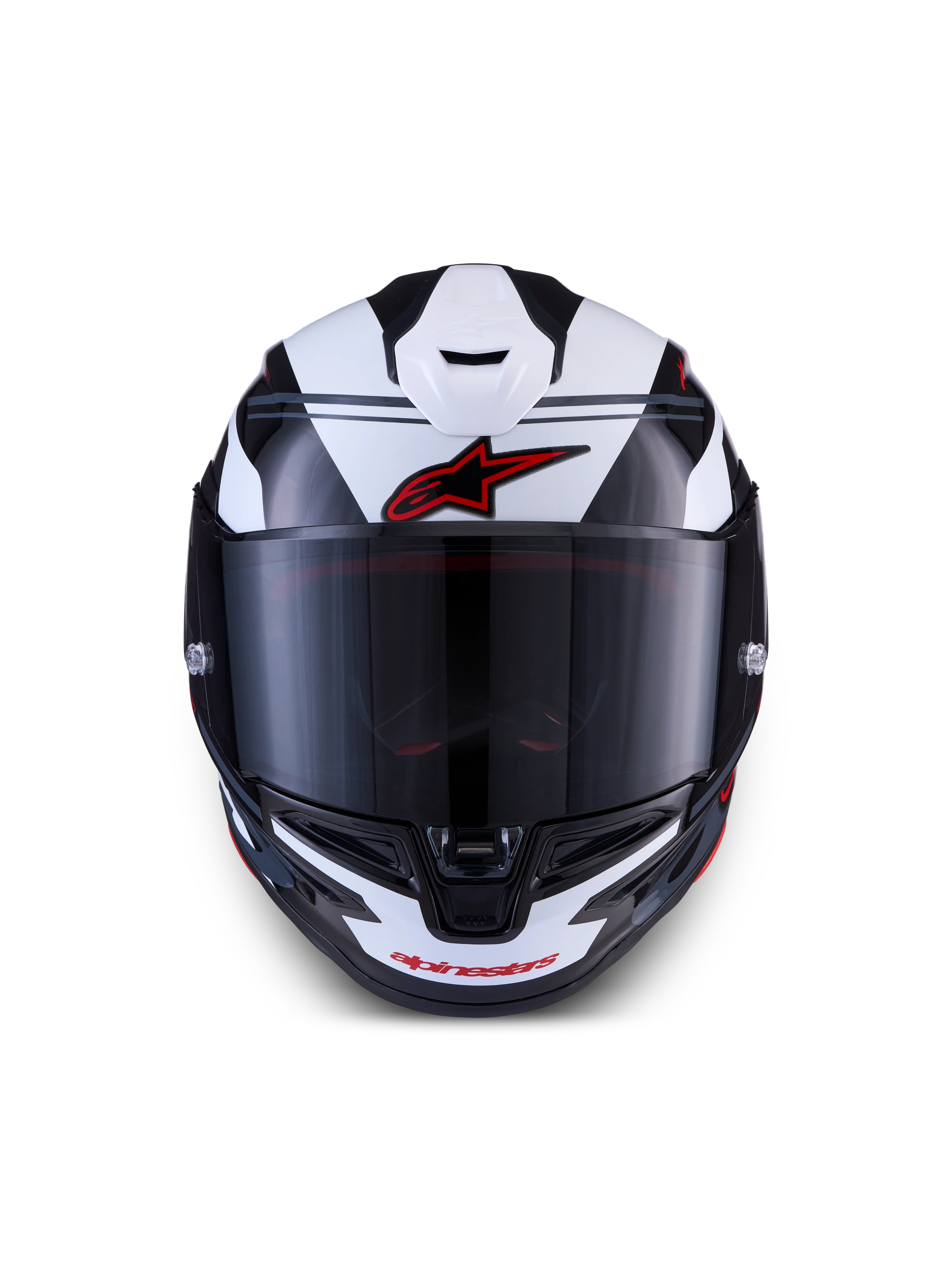 Alpinestars S-R7 A-Core Helmet - Red/White/Red Glossy