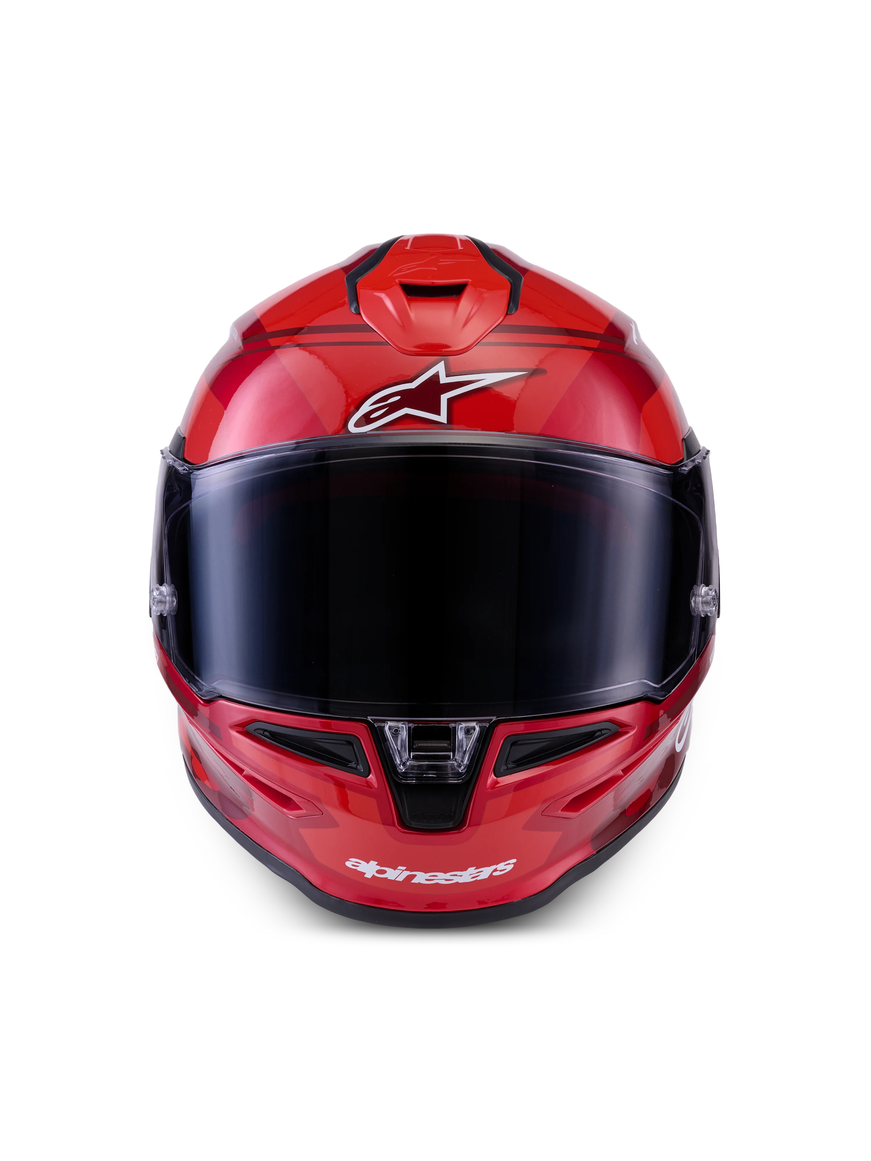 Alpinestars S-R7 A-Core Helmet - Red/White Glossy