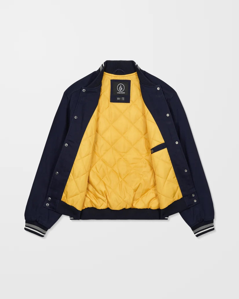Volcom Flying Machines Bomber Jacket - Navy