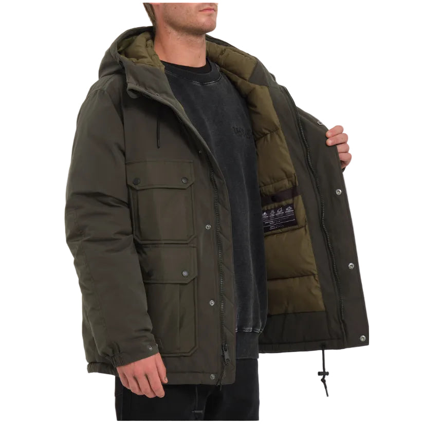 Volcom Dodstone 5k Jacket - Rinsed Black