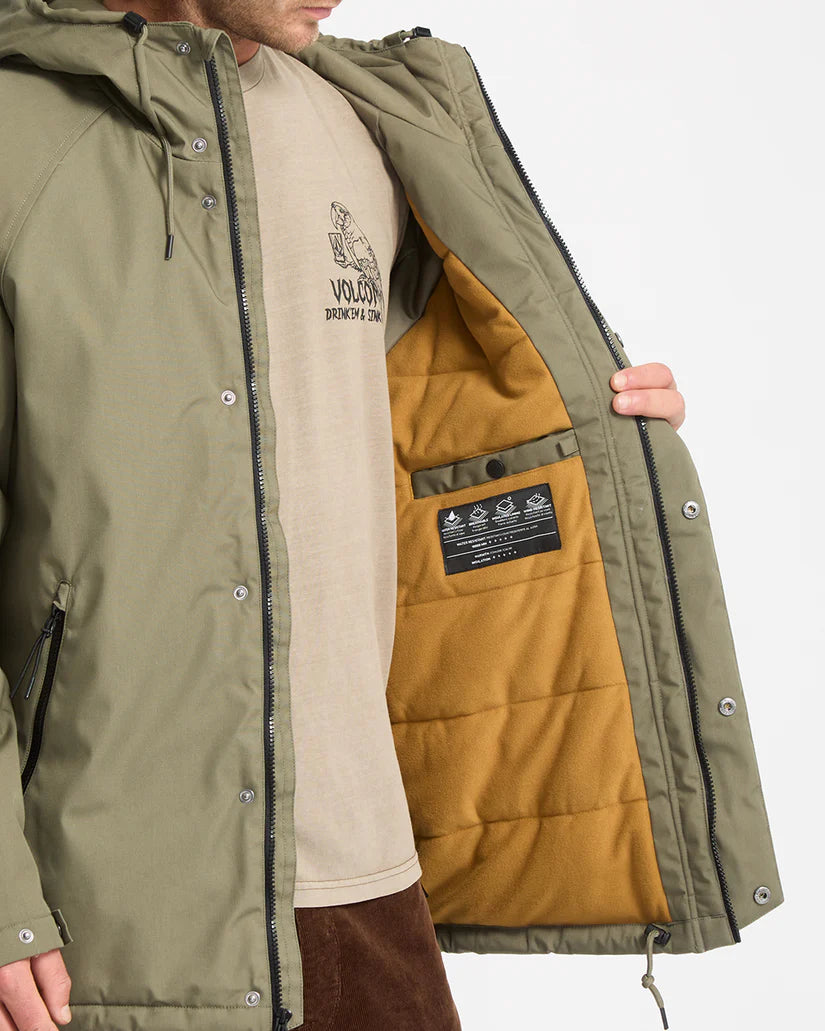 Volcom Stone Stoke II 10K Jacket - Wintermoss