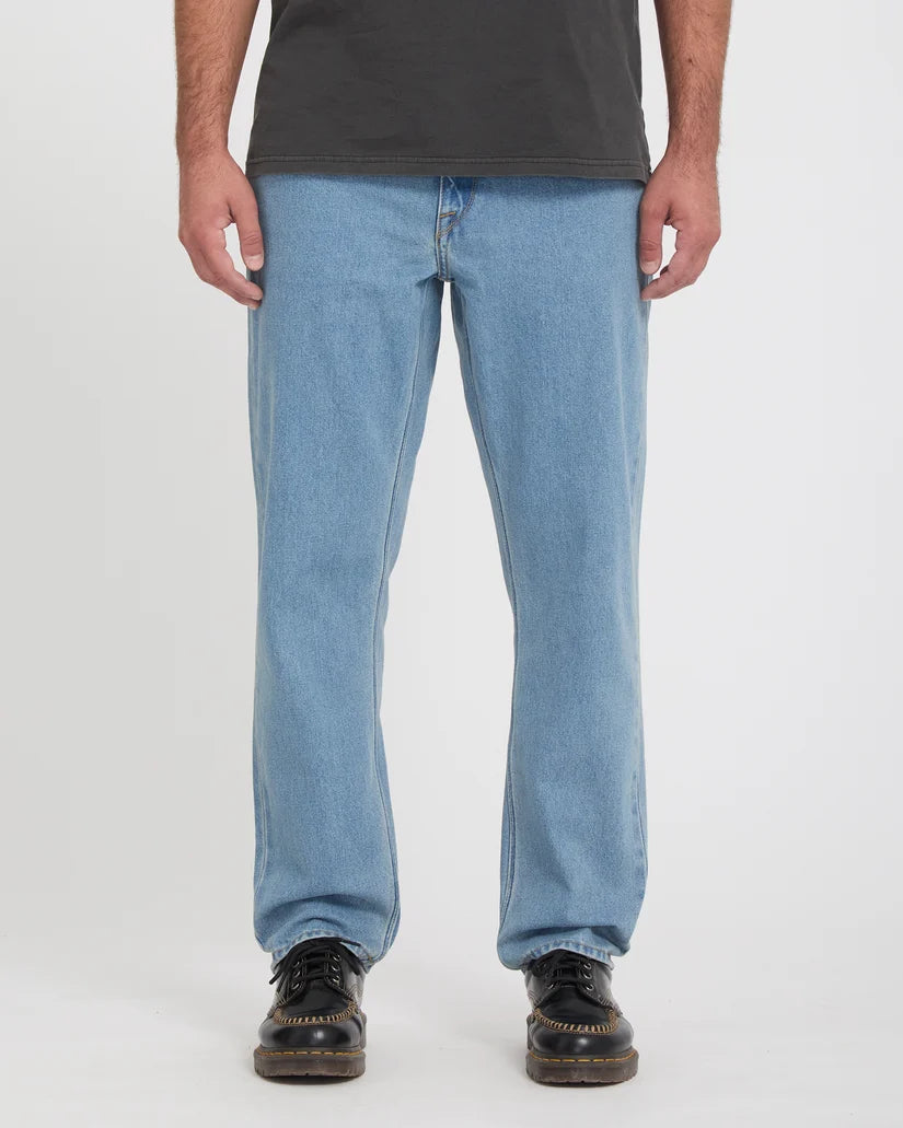 Volcom Fivedown Denim Relaxed Tapered Fit - Blue