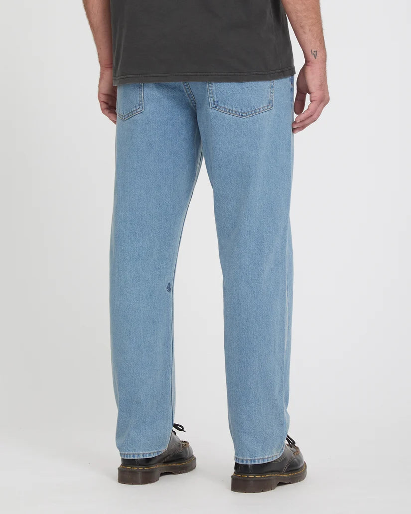 Volcom Fivedown Denim Relaxed Tapered Fit - Blue