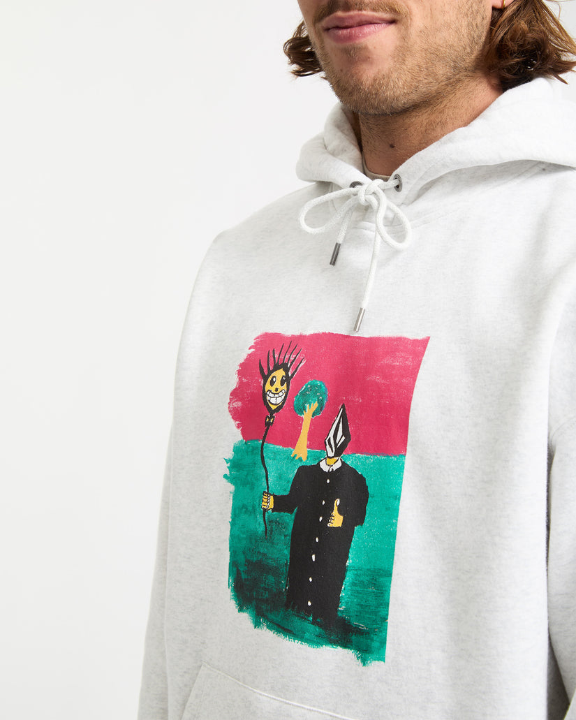 Sweat à capuche Volcom Issam - Gris chiné