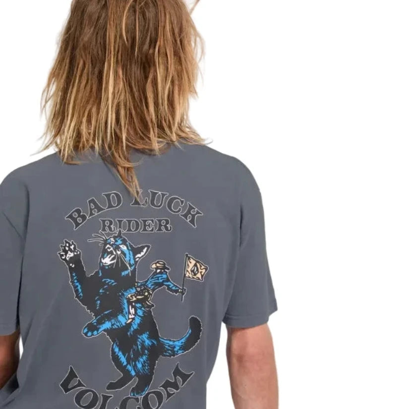 Volcom Bad Luck T-Shirt - Storm Blue