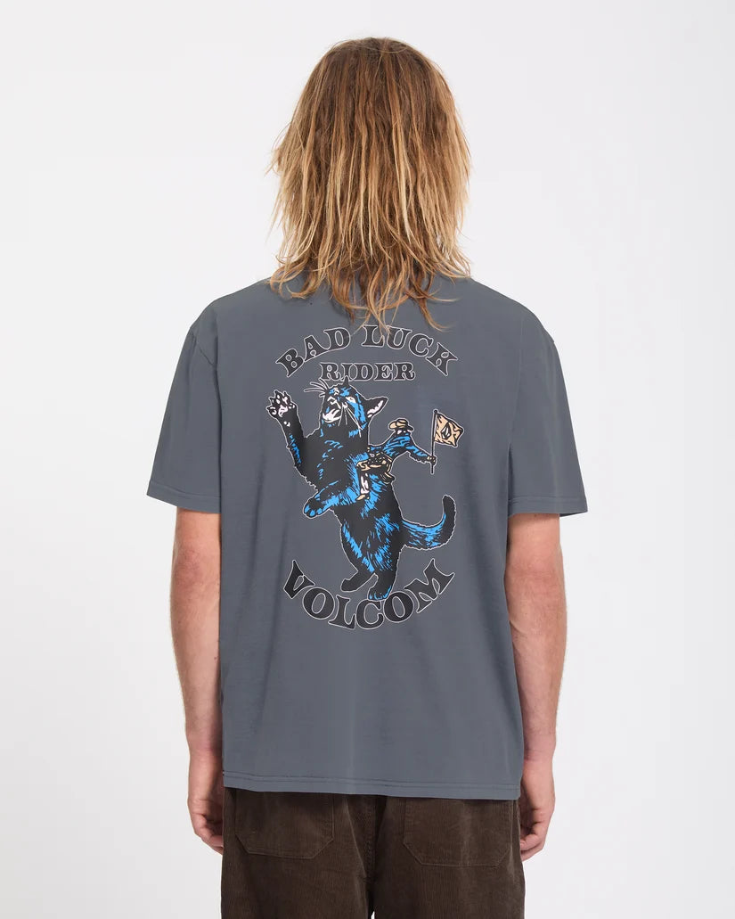 Volcom Bad Luck T-Shirt - Storm Blue