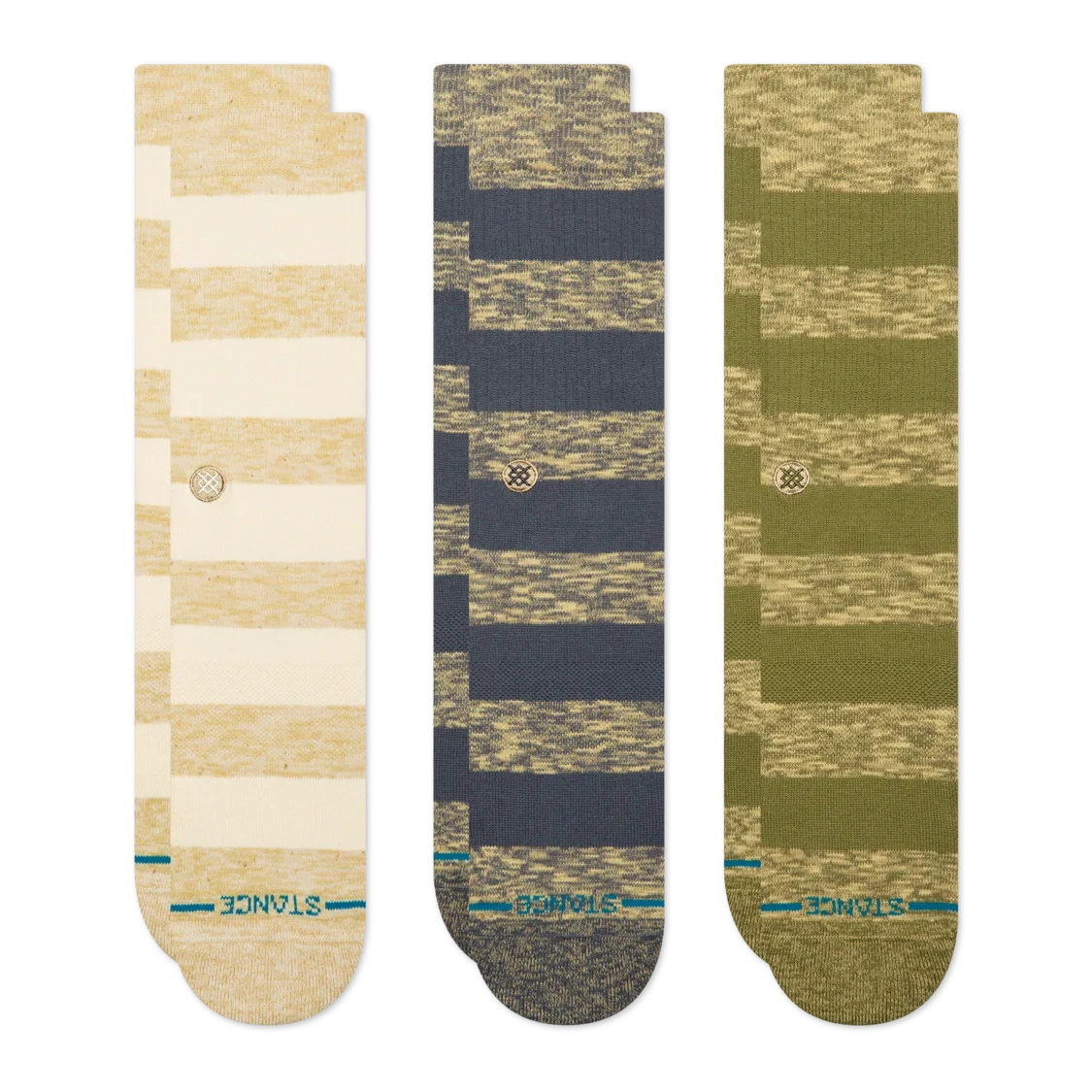 Stance Portland 3-Pack Crew Socks - Multi