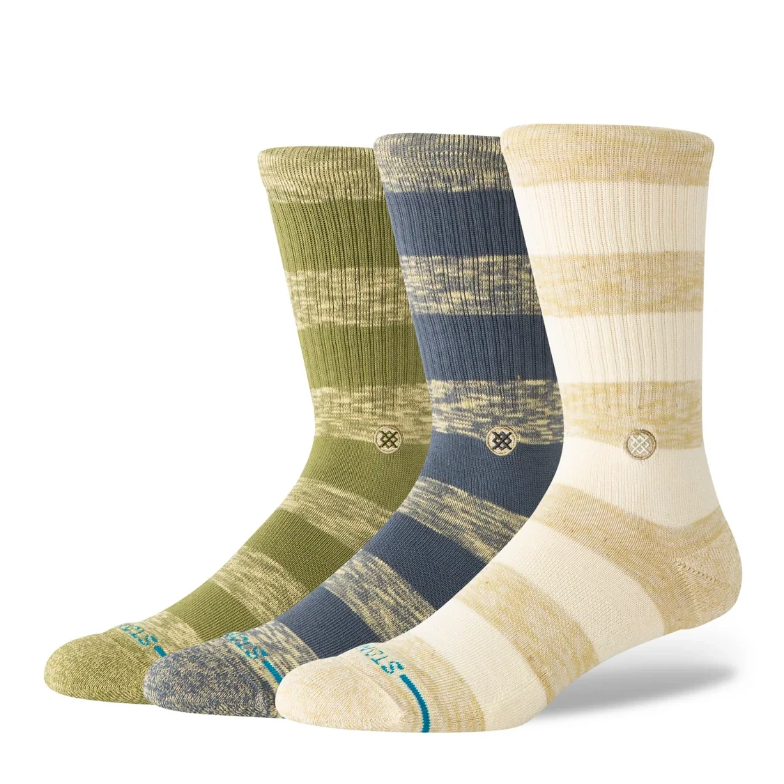 Stance Portland 3-Pack Crew Socks - Multi