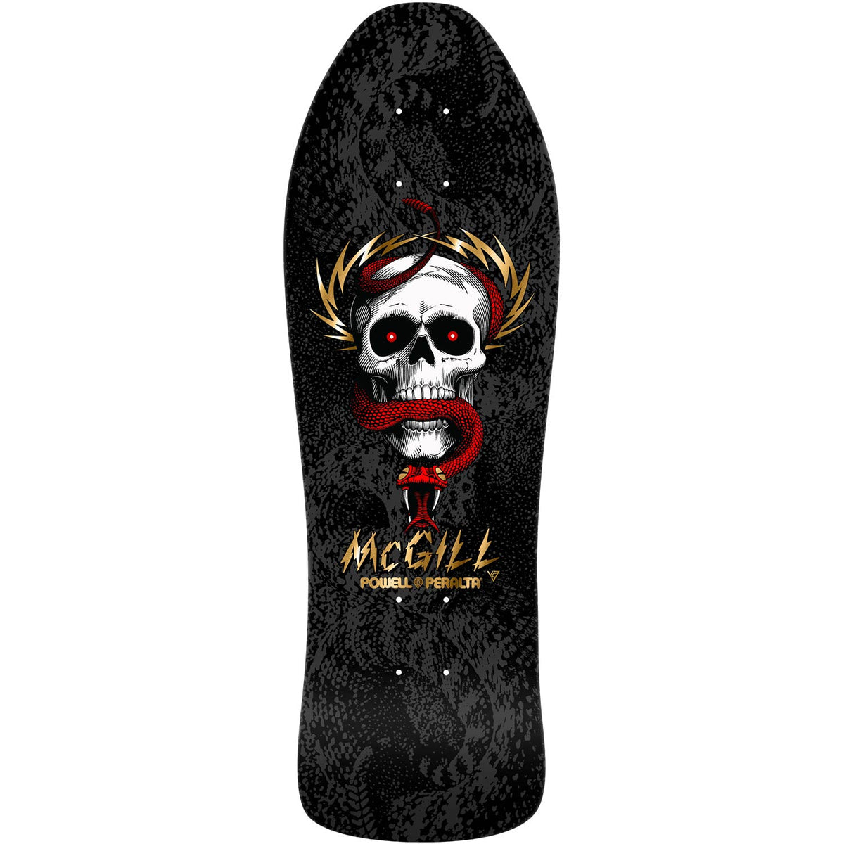 Limited Edition Bones Brigade Series 16  Mike McGill Reissue Deck - Black/Gold Foil