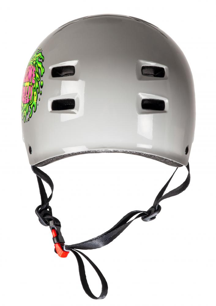 Bullet X Santa Cruz Slime Logo Youth helmet - Grey