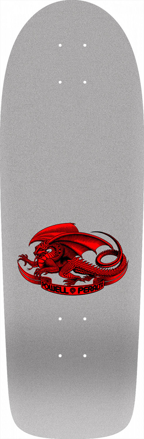 Planche de skate Powell Peralta Ray Rodriguez OG Skull &amp; Sword Reissue 10" - Argent