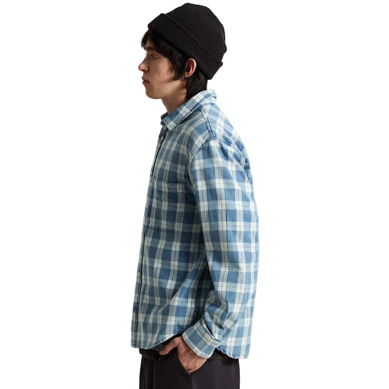 Vans Lawson Vintage Indigo LS Shirt - Bleach Indigo