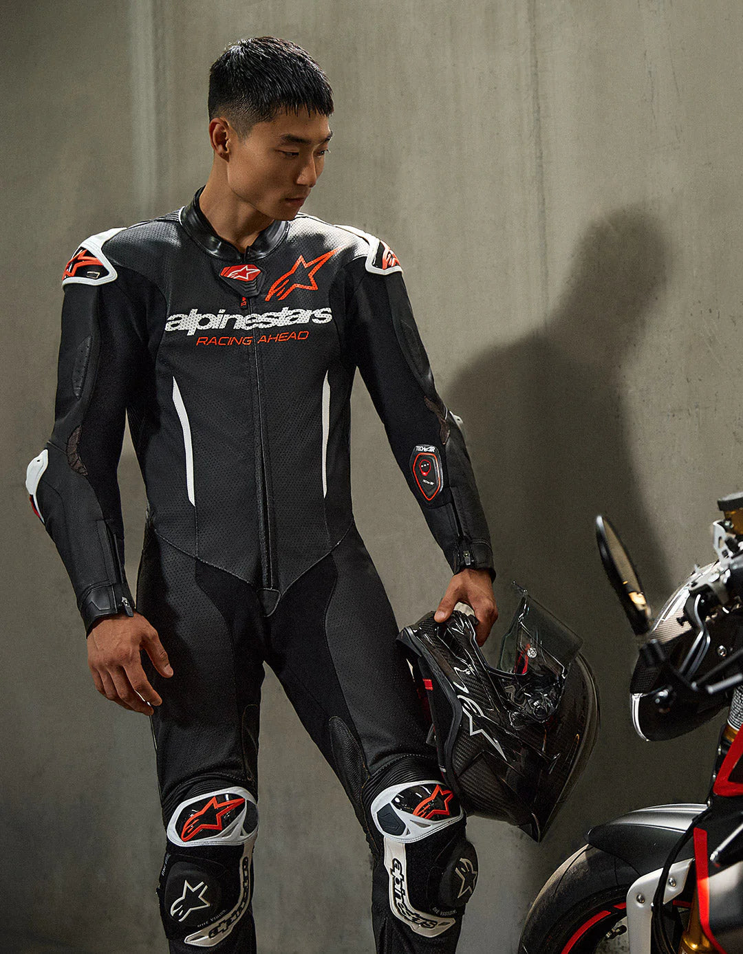 GP-R7 One Pieace racing Suit - Black