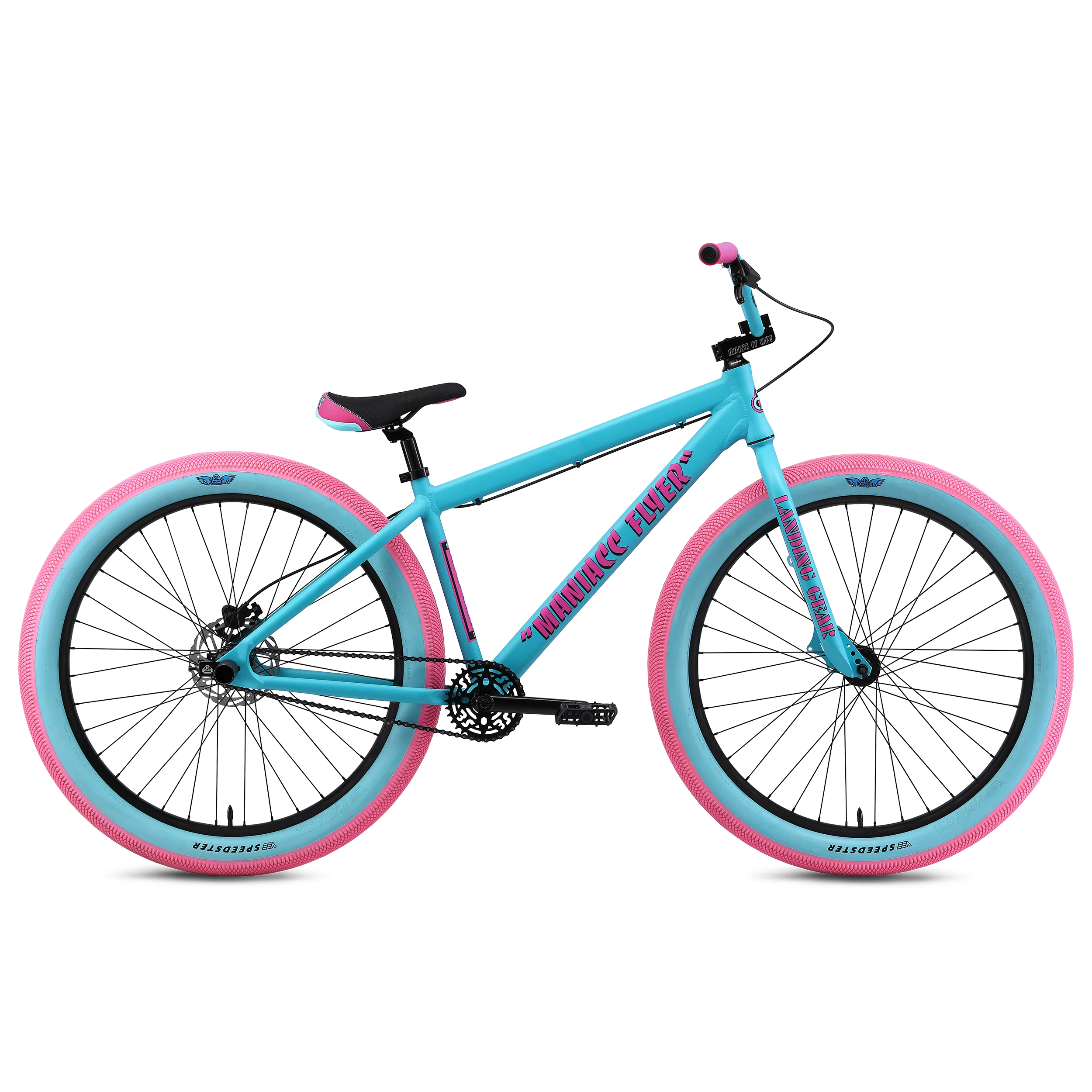 SE Bikes Maniacc Flyer 27.5" Complete Bike - Aqua Bubblegum
