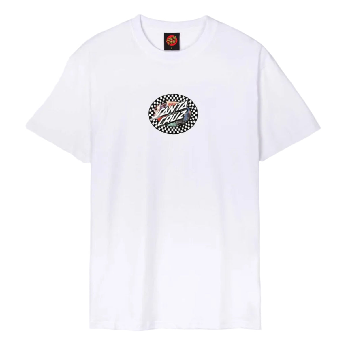 Santa Cruz Oval Dot T-Shirt - White