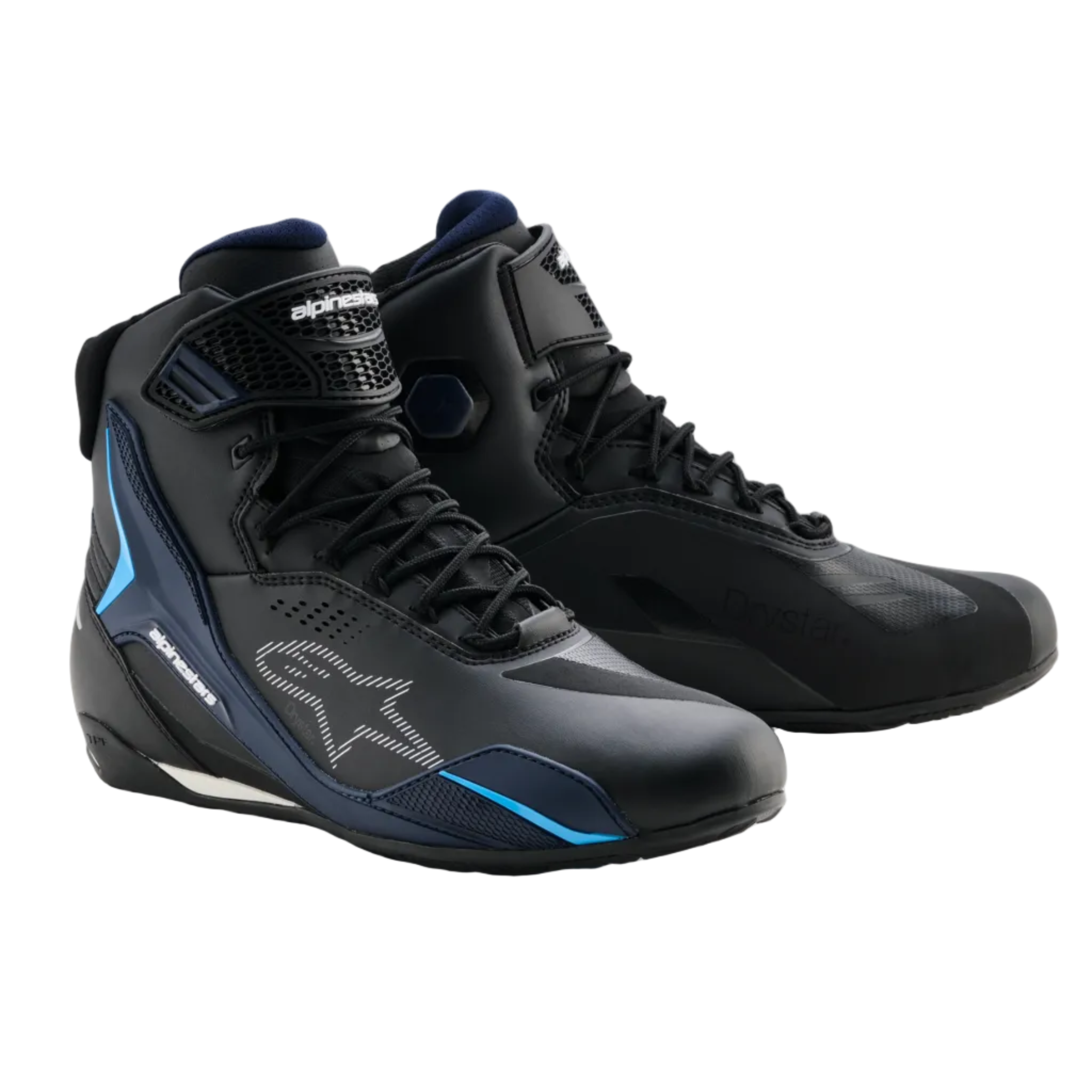 Faster-4 Drystar® Shoes - Black Night/Navy Cyan