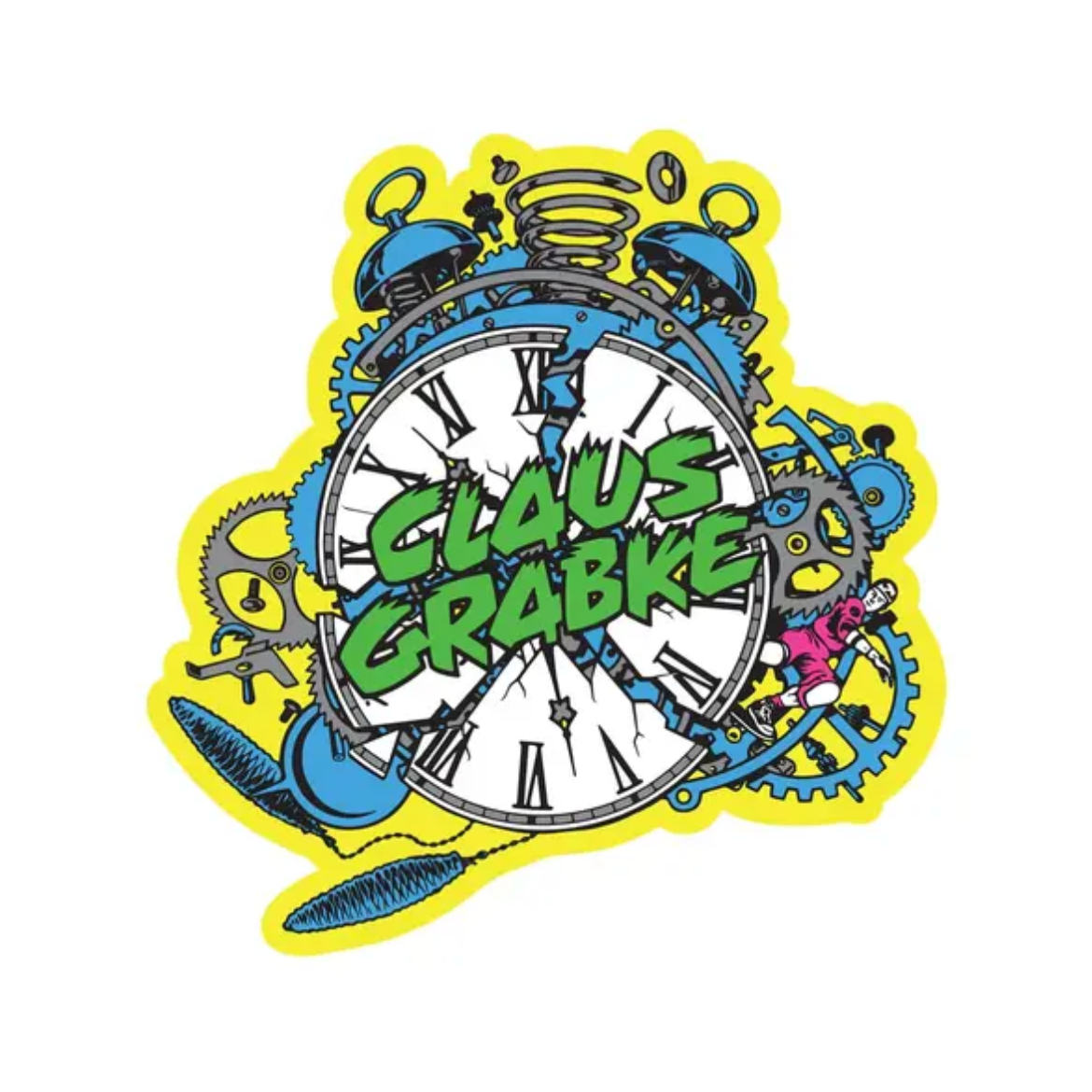 Claus Grabke Exploding Clock Blacklight 78a Slime Balls Light Ups Wheels