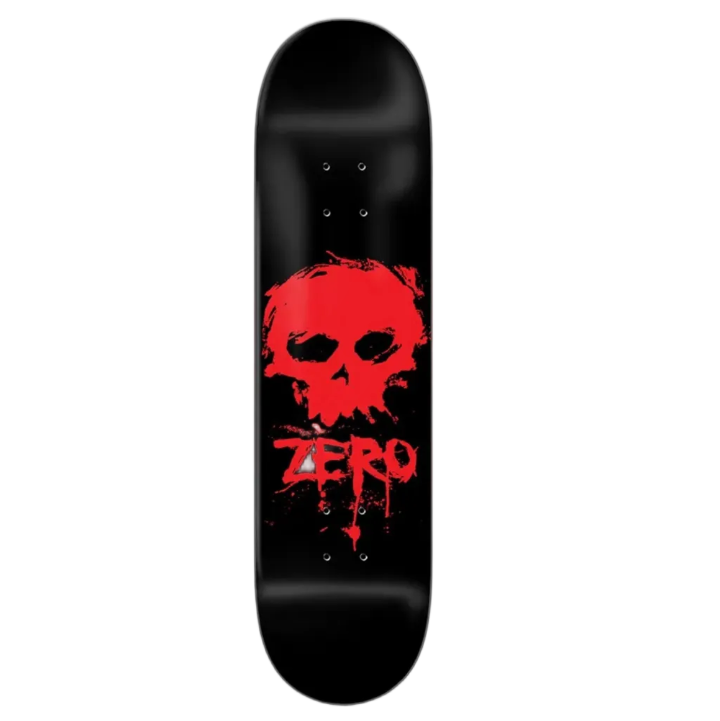 Zero Blood Skull Black 8.25 Deck - Matte afwerking