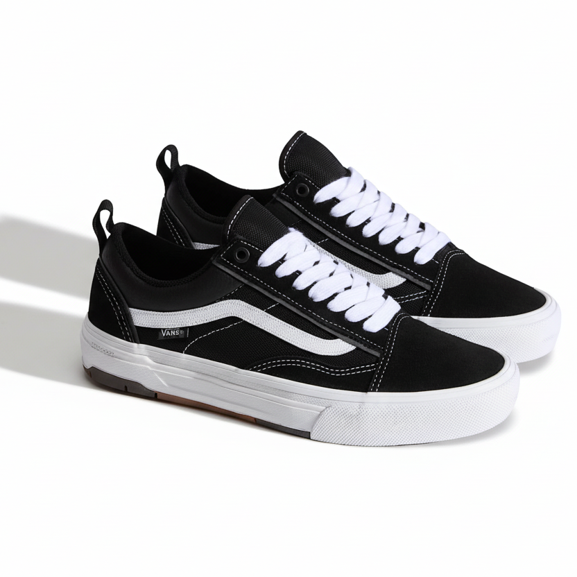 Vans Skate Old Skool Wafflecup Shoes - Black