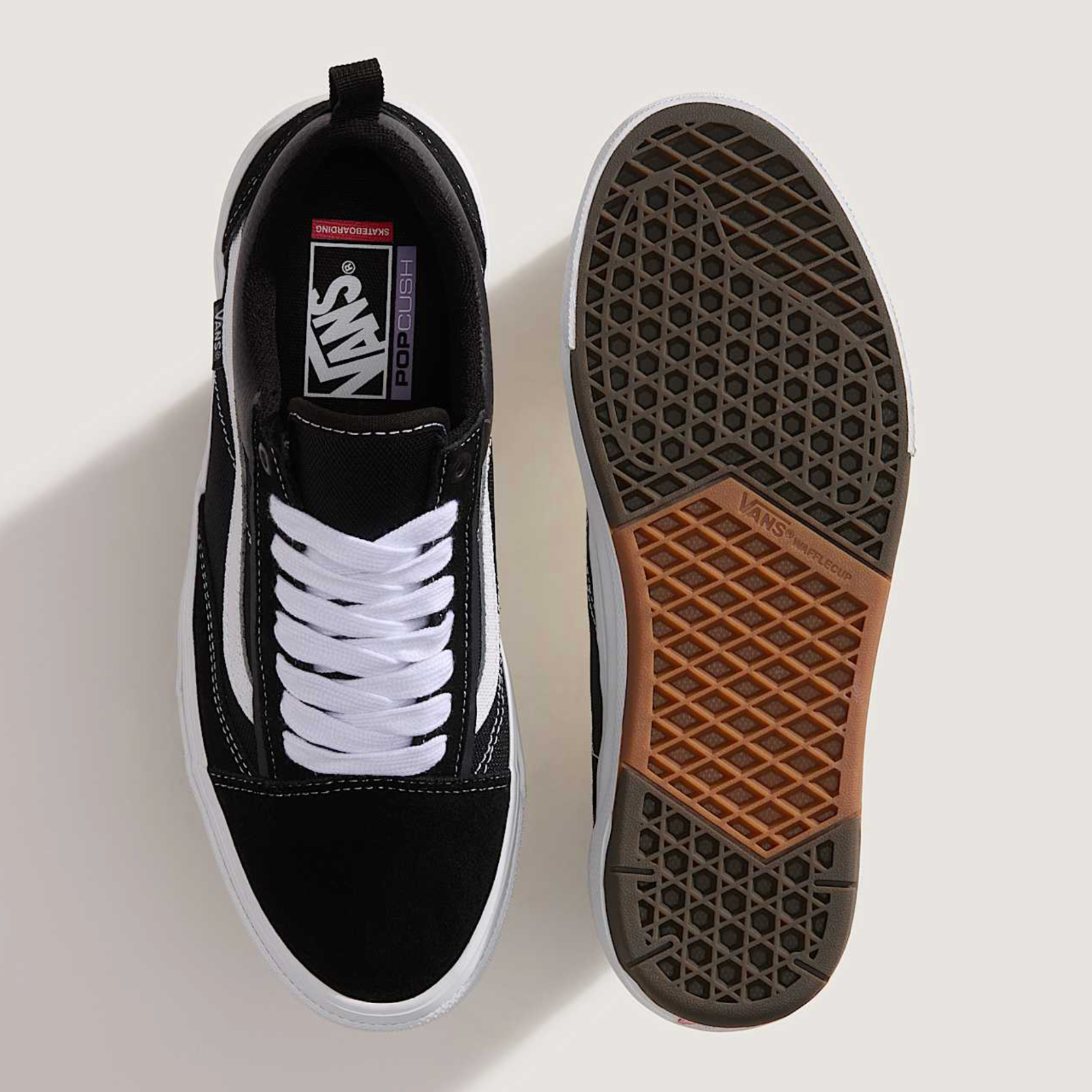 Vans Skate Old Skool Wafflecup Shoes - Black