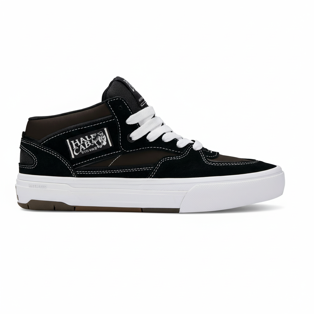Vans Skate Half Cab Wafflecup - Black/White