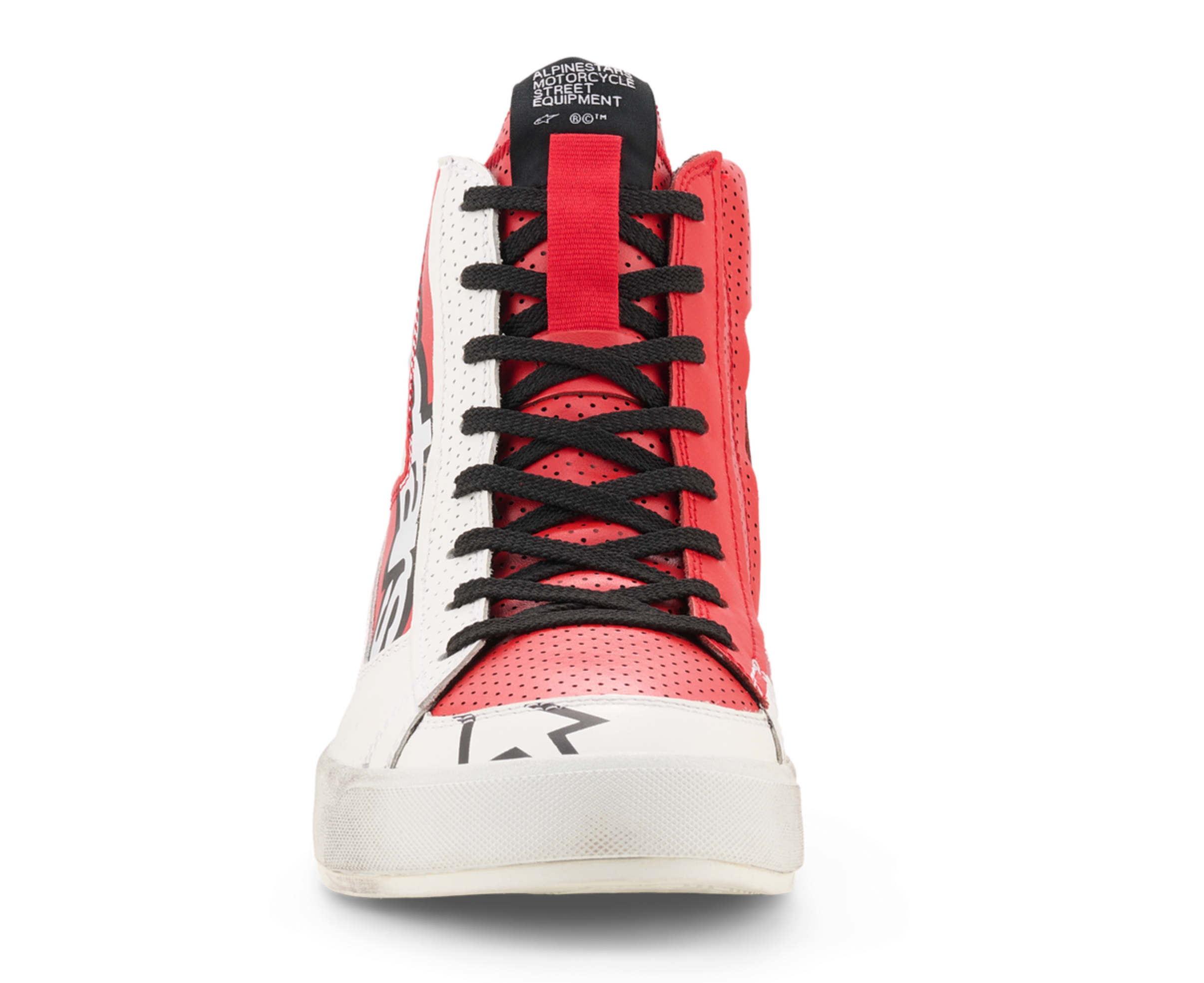 Alpinestars Stated Flair Shoes - White/Bright Red