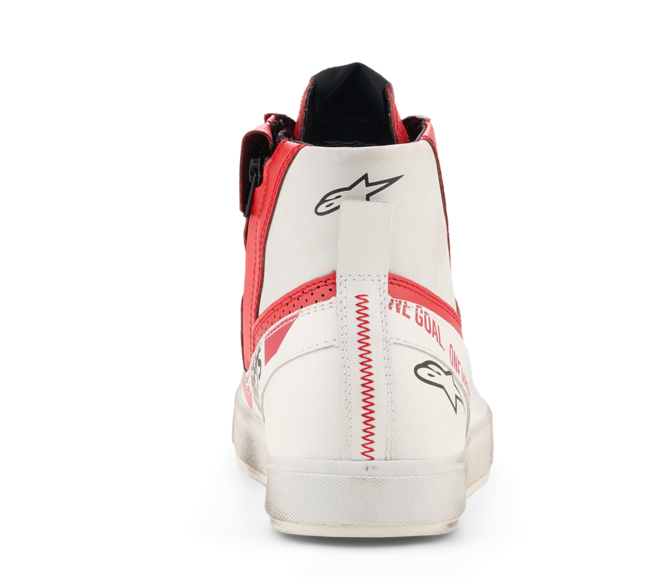 Alpinestars Stated Flair Shoes - White/Bright Red