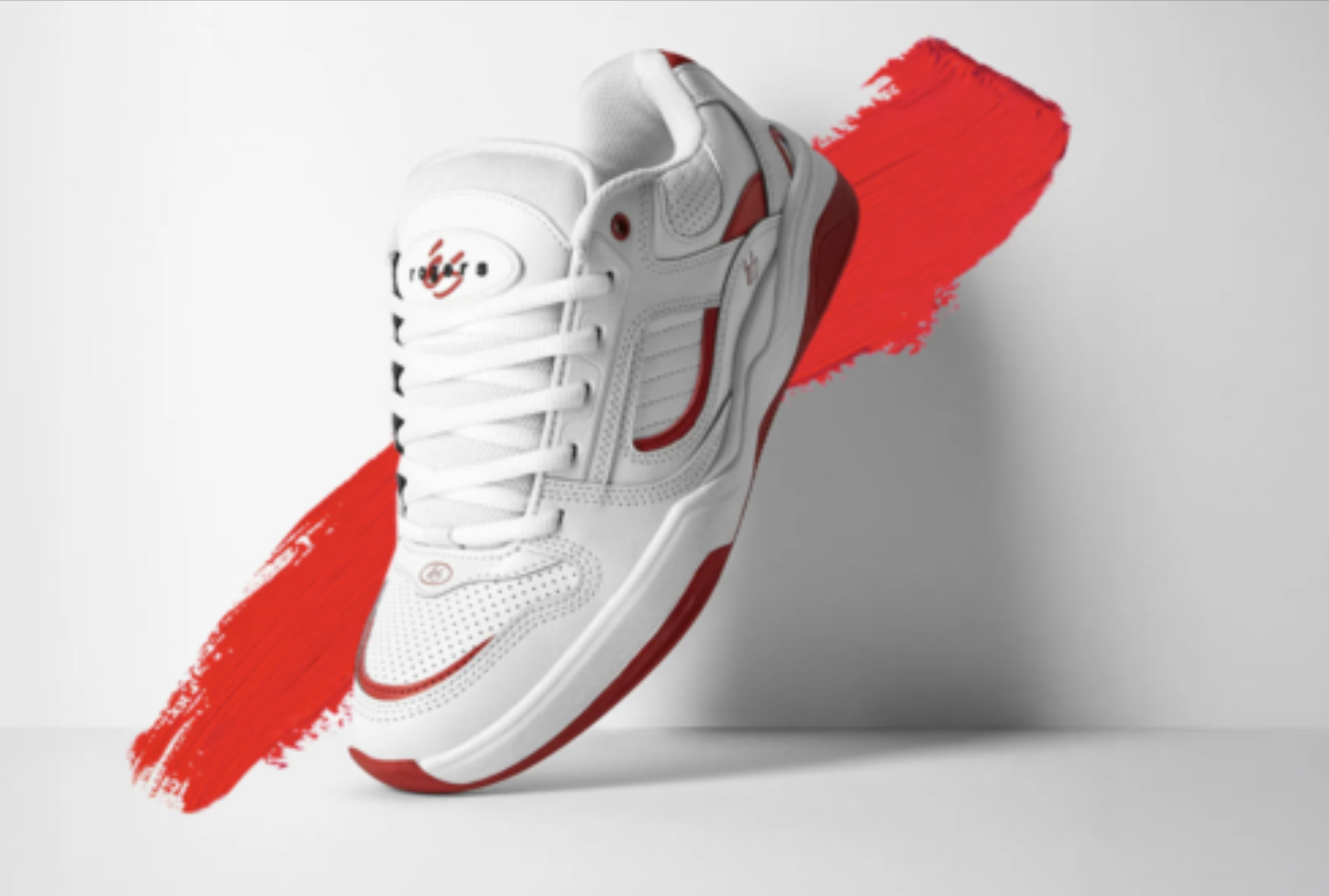 T.J. Rogers Signature Shoe - White/Red