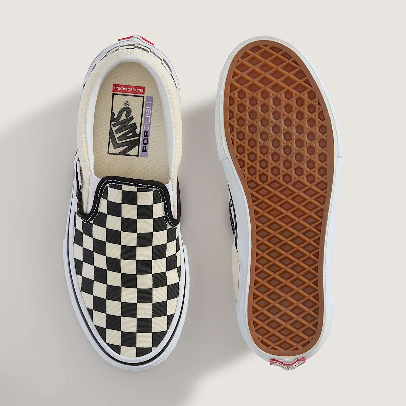 Vans Skate Slip-On Checkerboard Zwart/Uit